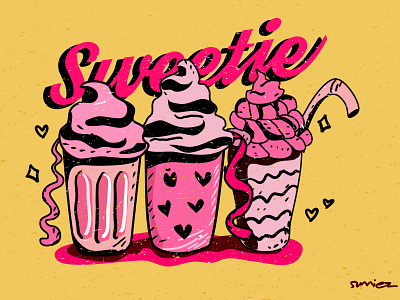 Milkshake retro nostalgia ,Coffee latte clipart