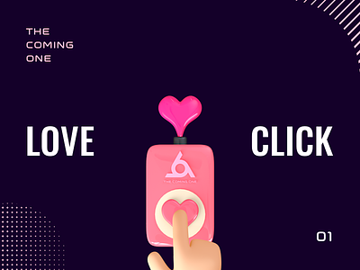 The Coming One - Love Click animation c4d click gif gift live love stars video vip