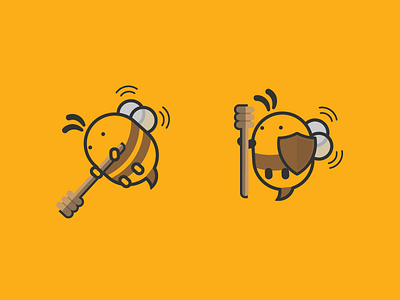 Bees ideas bee game illustration