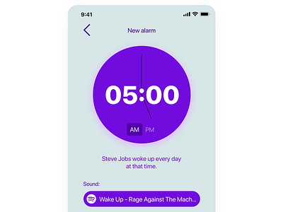 Clock App Concept clock colors