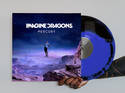 Album cover Mercury Imagine Dragons album cover design graphic design