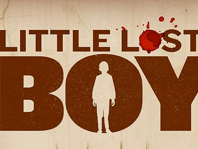 Lostboy blood book cover negative space type
