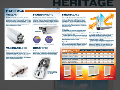 Heritage Brochure Spread brochure layout spread
