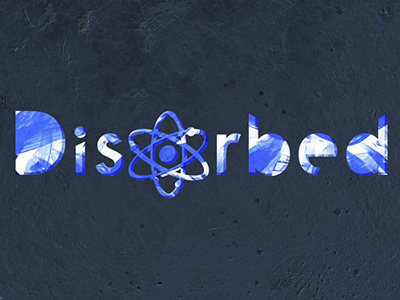 Disorbed branding logo orb type typography