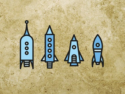 Space Icons design iconography icons illustration