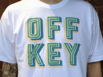 Off Key Clothing logo type typography