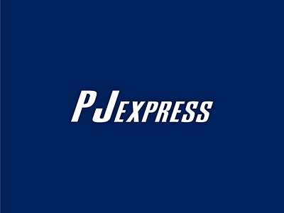 PJexpress freight forwarding company logo design has been sold app branding bus business design ecommerce graphic design illustrator logo motion graphics news typography ui ux vector