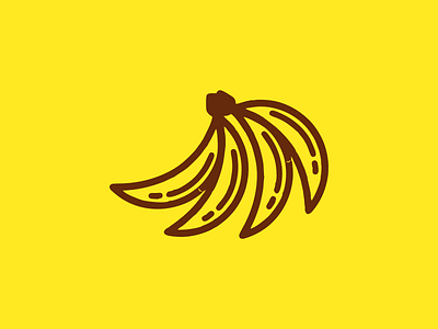 the banana product logo on the packaging, has been sold. banana branding design ecommerce graphic design illustrator jpg logo news png product project simple