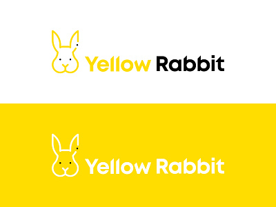 Yellow Rabbit awesome awesome design branding icon illustrator logo logo design logotype rabbit ui uiux