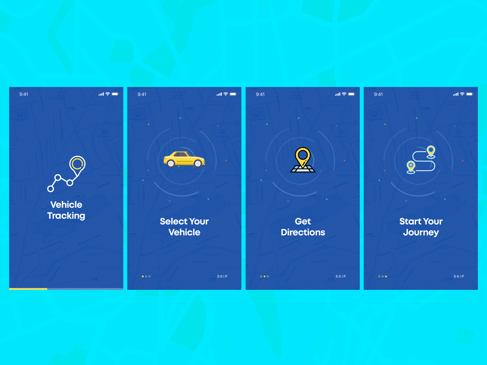 Vehicle Tracking App Concept by harjap singh on Dribbble