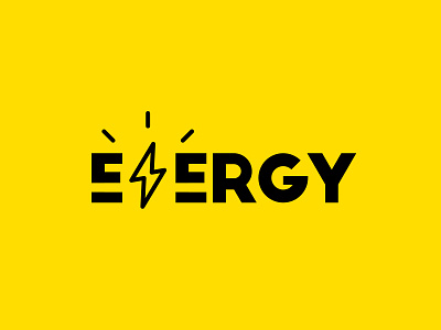 Energy awesome awesome logo branding design flat icon logo minimal ui vector