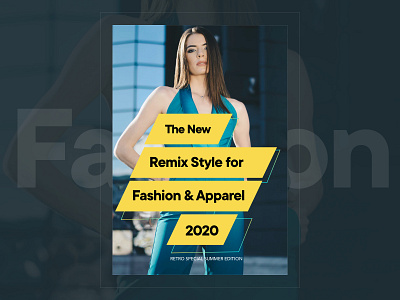 Fashion Cover 2020 awesome branding design flat magazine magazine ad magazine cover typography