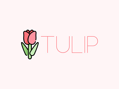 Tulip Logo awesome design icon illustration logo logo design logotype minimal vector