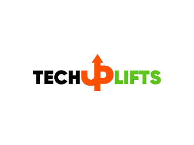 Tech Up Lifts awesome awesome logo branding design logo minimal ux vector web website