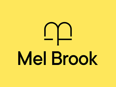 Mel Brook Logo awesome awesome logo branding design logo minimal ux vector