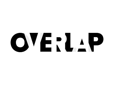 Overlap awesome awesome logo branding design logo minimal vector