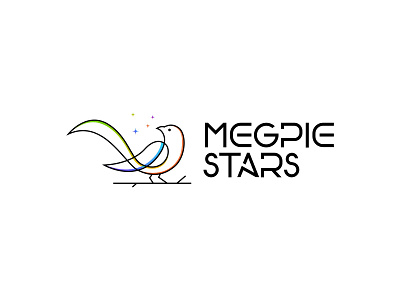 Megpie Stars awesome awesome logo branding design logo minimal vector