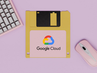 Google Cloud Old School awesome branding design minimal ui