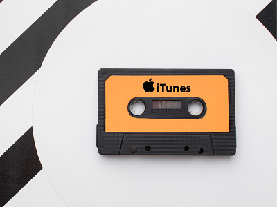 iTunes Cassette awesome branding design minimal