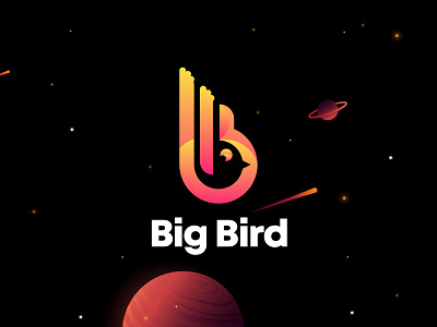 Big Bird app awesome awesome logo branding design illustration logo typography ui vector