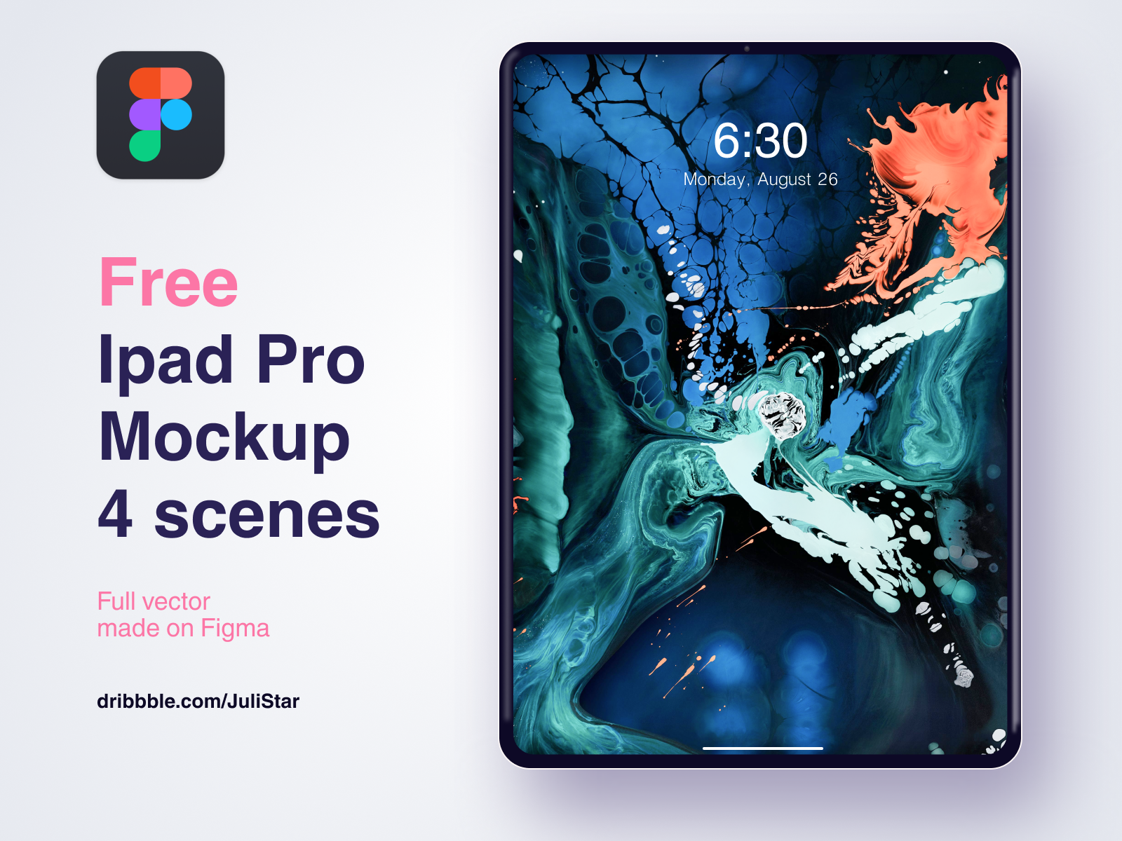 Ipad Pro 2019 Free mock up by Juli Star ⚡ on Dribbble