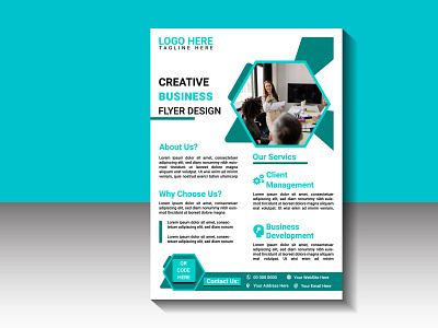 Professional Business Flyer Design template marketing