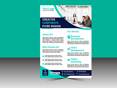 Professional Creative Corporate Flyer Design template marketing