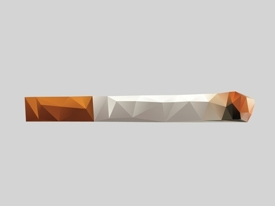 Cigarette cigarette illustrator lowpoly smoking vector xara