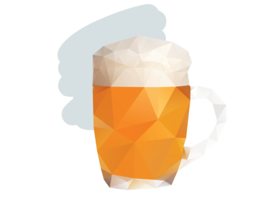 Beer beer illustrator polygonal vector xara designer