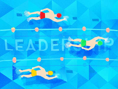 Leadership leadership swimming water