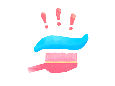 Tooth brush brush tooth paste