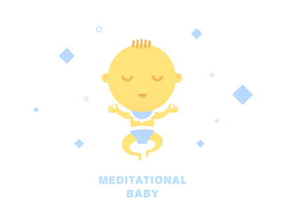 Meidtational baby