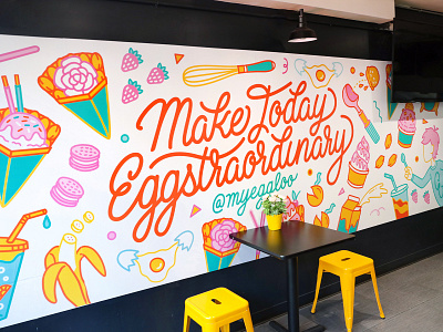 Eggloo Mural & Process