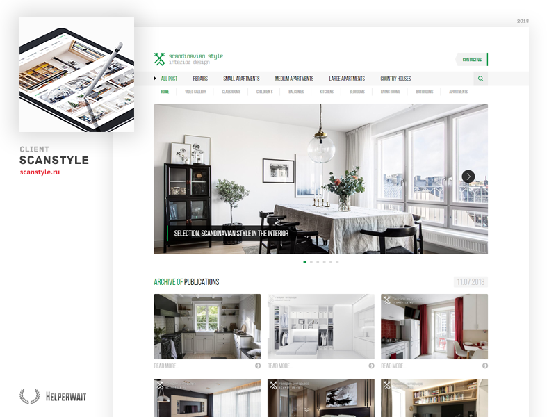 Design website architecture company by TOPRATING KALININGRAD on Dribbble