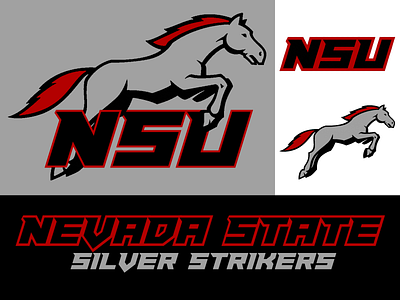 Nevada State Concept branding graphic design logo
