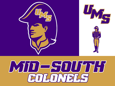 University of the Mid-South Concept branding graphic design logo