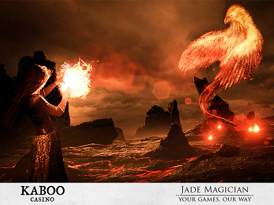 Jade Magician background casino fantasy game kaboo magic