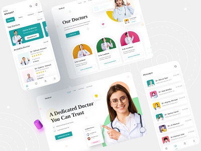 Medical Web App app app design apps design mobile app ui web webapps webs website websites