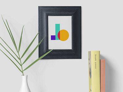 36daysoftype - B colorful design icon illustrator logo minimal shapes ui vector web