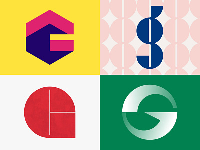 Letter G Exploration for 36daysoftype branding colorful design graphic design logo logo design minimal ui ux vector