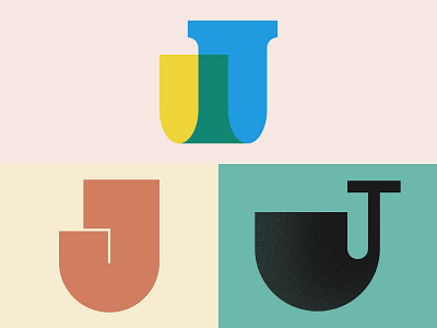 Lettermark J Explorations for 36daysoftype animation app flat icon logo typography ui ux web website