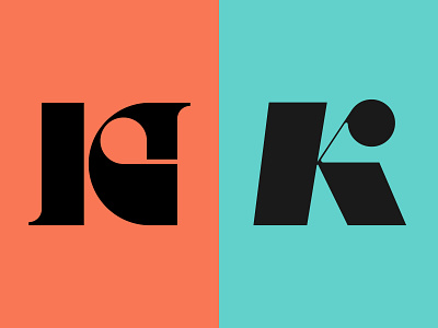 Typographic K Lettermarks