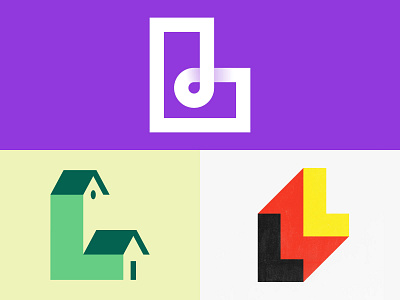 L Lettermark Concepts behance design dribbble graphic design icon illustrator logo logo design logoinspirations minimal shapes typography ui ux vector