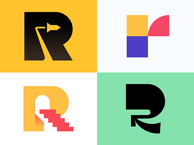 R Explorations for 36daysoftype 2020 behance branding design dribbble graphic design icon illustrator logo logoideas logonew minimal photoshop typography ui vector