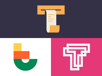 T Lettermark Explorations design dribbble graphic design illustrator logo logo design logoideas logoinspire logos logotype minimal typography ui ux vector