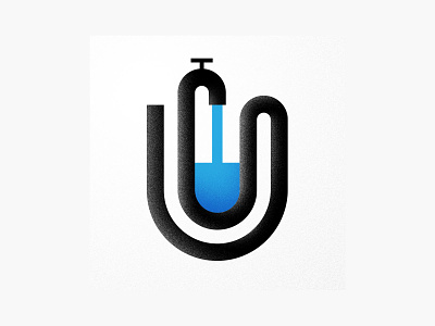 Negative Space U Lettermark behance colorful design dribbble graphic design icon illustrator logo logo design logoideas logoinspirations logonew logotype minimal vector