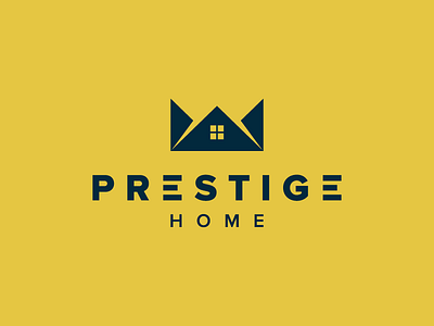 Prestige Home Logo Concept home logomark prestige