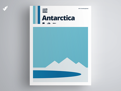 Three Shapes & Some Soft Gradients - 5/25 antarctica colorful design illustration landscapes logo minimal