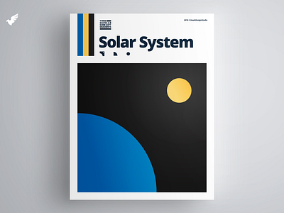 Three Shapes & Some Soft Gradients - 6/25 colorful design illustration landscapes minimal solarsystem vector