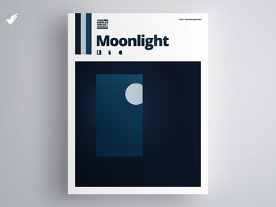 Three Shapes & Some Soft Gradients - 9/25 design illustration minimal moon moonlight room shapes